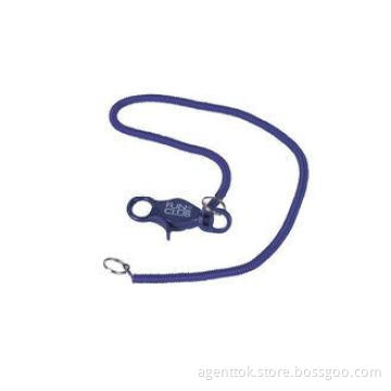 650mm spiral cord PP and PVC key ring holder, Promotional K